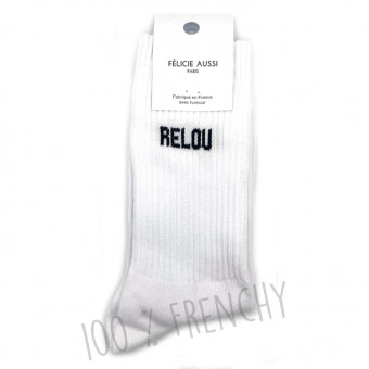 Relou white socks, also...