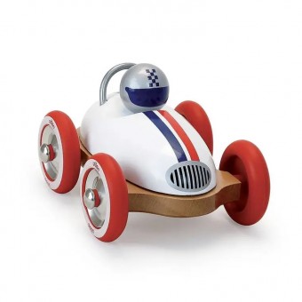 Voiture en bois blanche...