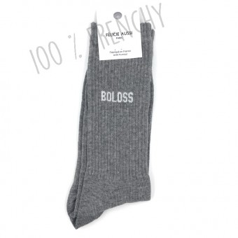 Grey Boloss socks, also...