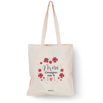 Tote bag en coton Merci...