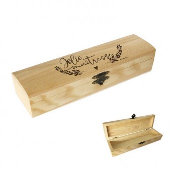 Pretty wooden pencil box