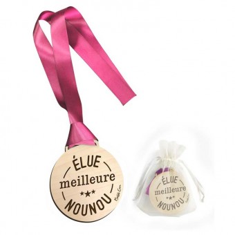 Médaille élue meilleure Nounou