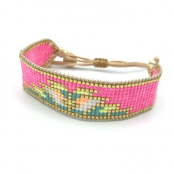 Cuff bracelet miyuki beads...