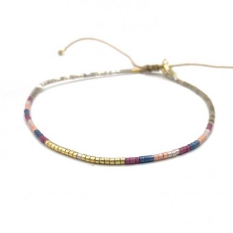 Beaded anklet miyuki Belle...