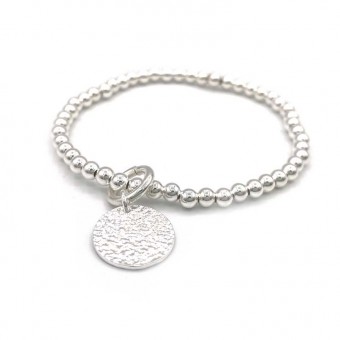 Elastic silver bracelet...