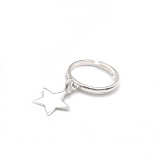 Bague fine en argent...