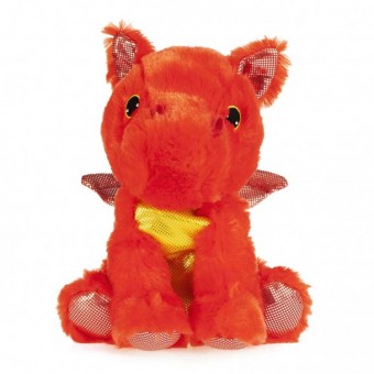 Red Dragon plush hot-water...