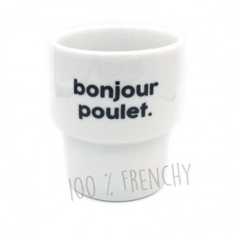 Mug gobelet Bonjour Poulet...