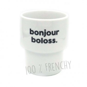 Bonjour Boloss ceramic mug,...