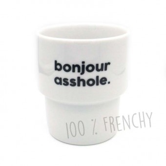 Bonjour Asshole ceramic...