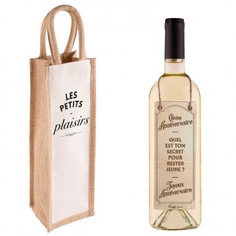 Wine bottle bag and Happy...