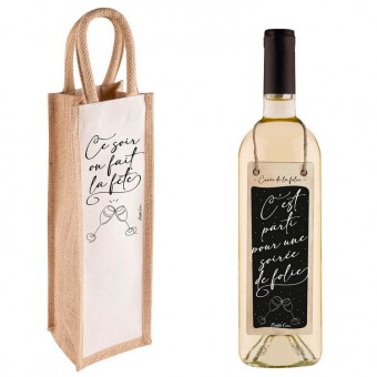 Wine bottle bag and Soirée...