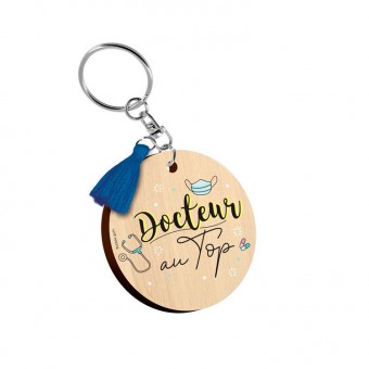 Docteur au top key ring