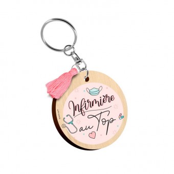 Porte clefs Infirmière au top