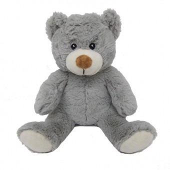 Warmer grey bear plush...