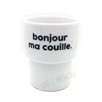 Mug gobelet Bonjour ma...