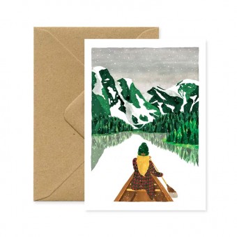 Carte postale Winter lac...