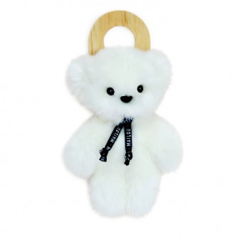 Little white teddy bear Le...