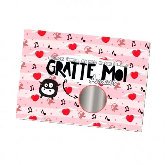 Carte à gratter thème...