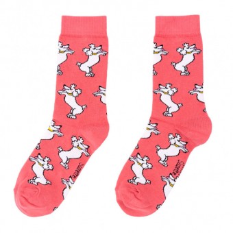 Pink Poodle Socks Coucou...