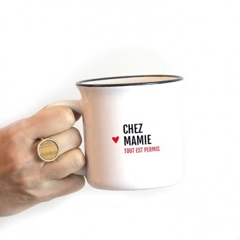 Mug mamie. Tasse Personnalisable. Cadeau Pour Grand-mère à