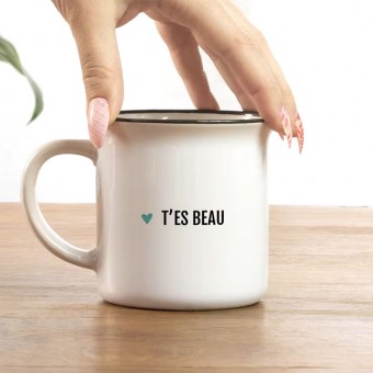 Mug T'es beau, T'es belle