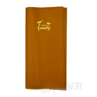 Leather family booklet case...
