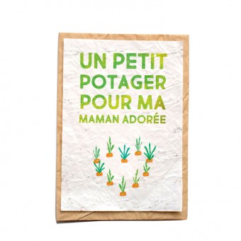 Carte à planter Maman...