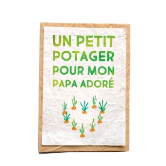 Carte à planter Papa...