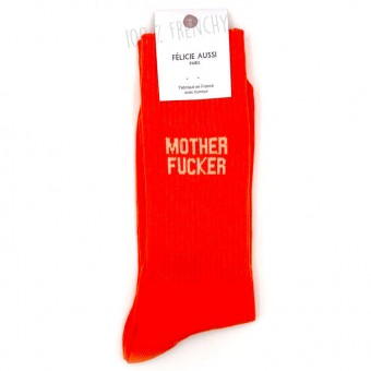 Mother fucker orange socks,...