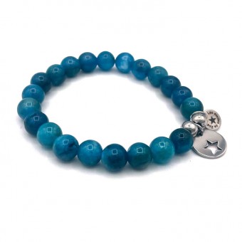 Duck blue apatite bracelet...
