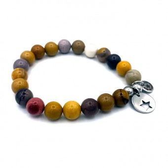 Mustard mokaite bracelet...