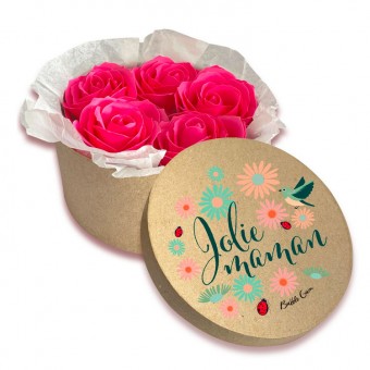 Jolie maman soap flower box