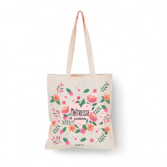 Tote bag en coton Maîtresse...