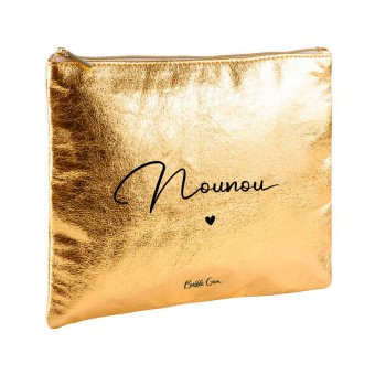 Nounou golden pencil case