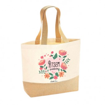 Cotton and jute Atsem bag