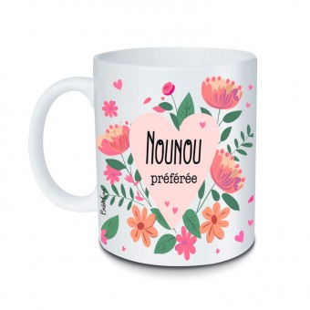 Mug Nounou préférée, cadeau...