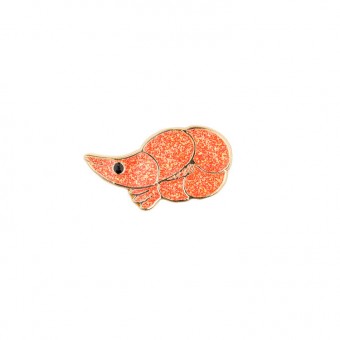 Glitter shrimp pin Coucou...