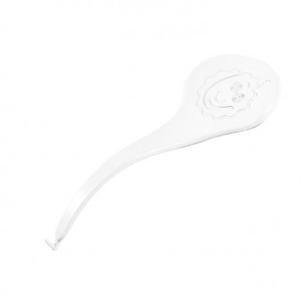 White plastic bracelet hook