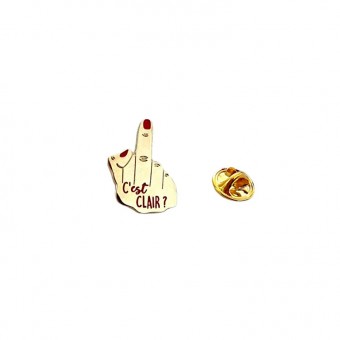 Fuck pin, is that clear pin