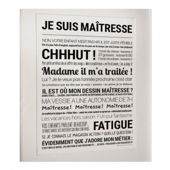 Poster Je suis maîtresse,...