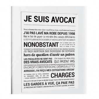 Affiche Je suis avocat,...