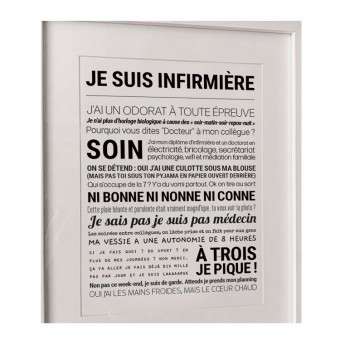 Affiche Je suis infirmière,...