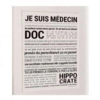 Affiche Je suis médecin,...