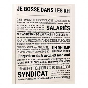 Affiche Je bosse dans les...