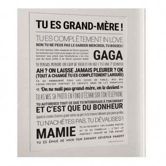 Tu es grand-mère poster,...