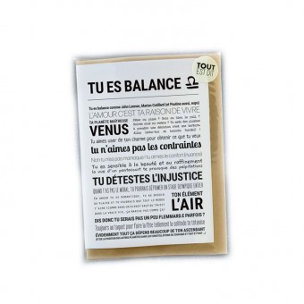 Carte anniversaire signe...