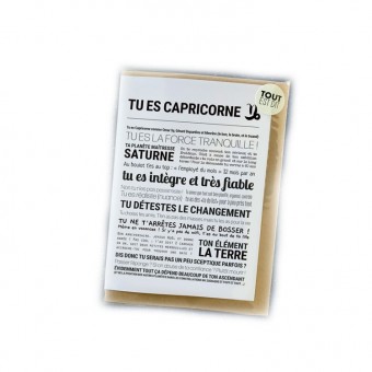 Carte anniversaire signe...
