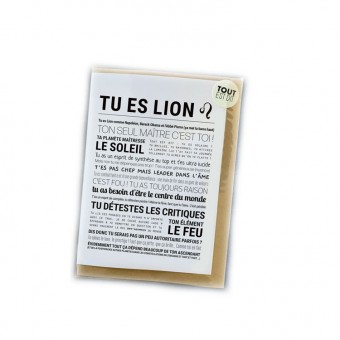 Carte anniversaire signe...