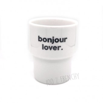 Bonjour Lover ceramic mug,...